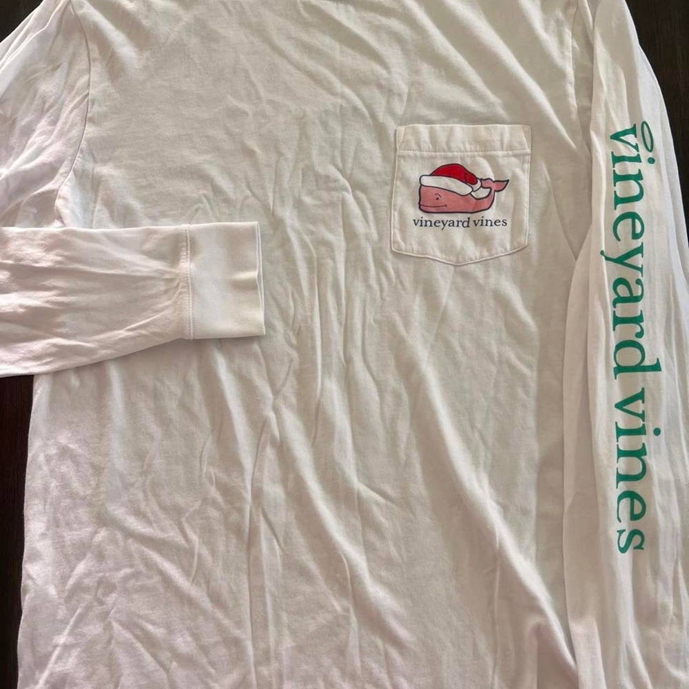 Vineyard Vines "Naughty or Nice" Christmas Long Sleeve sz Small